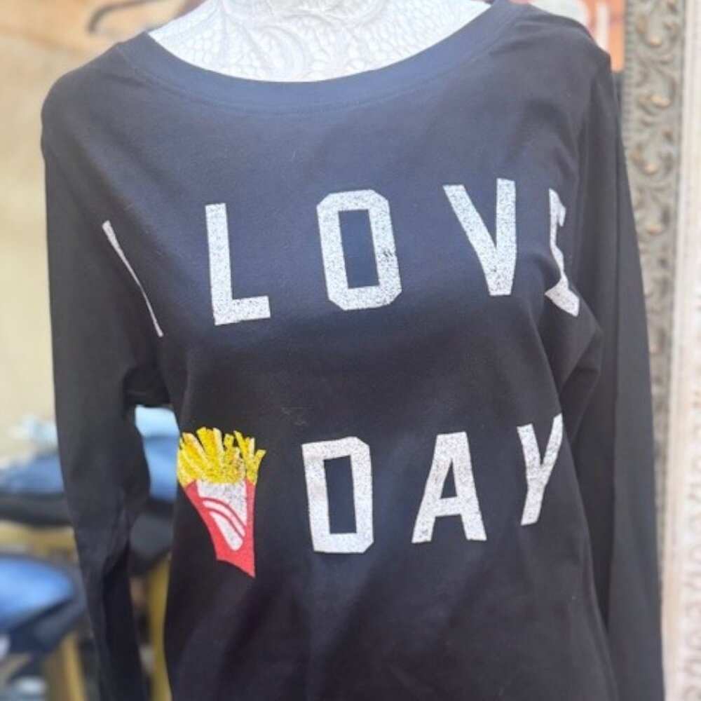 I Love 'Fry'Day Long Sleeve Tee Shirt
